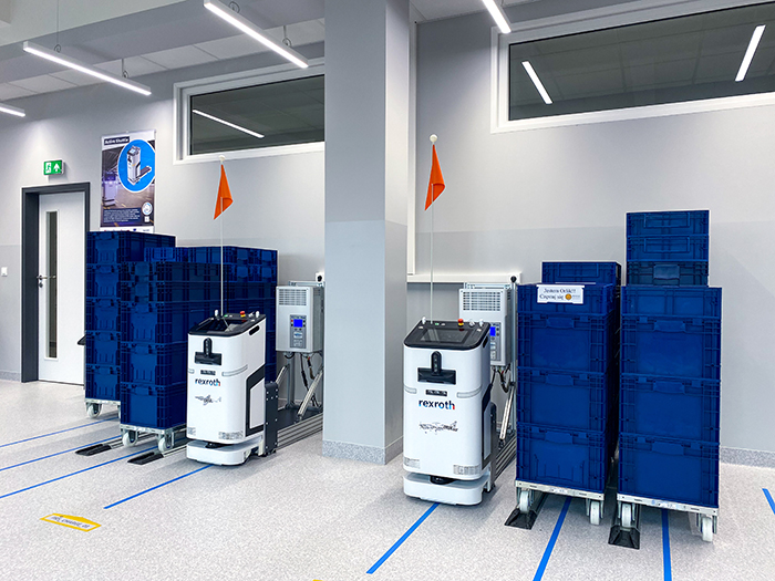 Branżowe Centrum Umiejętności &ndash; pracownia intralogistyki, Active Shuttle (Fot. Bosch Rexroth Sp. z o.o.)