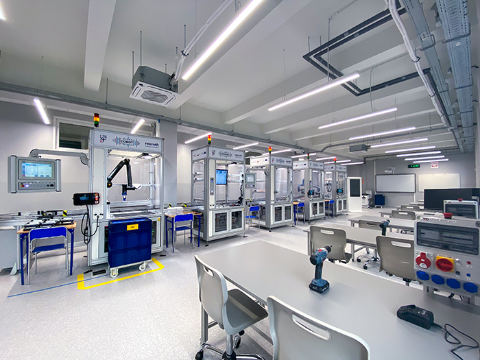Branżowe Centrum Umiejętności &ndash; pracownia Przemysłu 4.0 (Fot. Bosch Rexroth Sp. z o.o.)