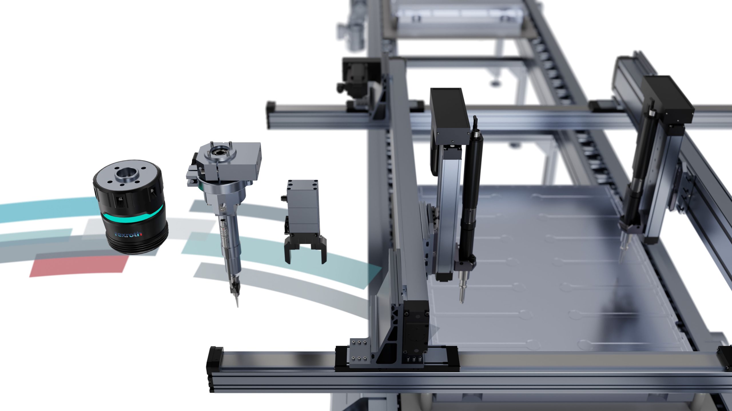 Mechatroniczny system konstrukcyjny dla robotów liniowych (Zdjęcie: Bosch Rexroth AG) Mechatroniczny system konstrukcyjny dla robotów liniowych (Zdjęcie: Bosch Rexroth AG)