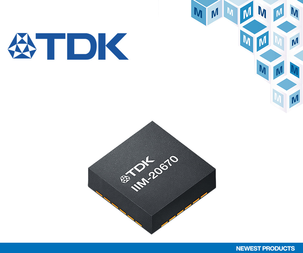 TDK InvenSense IIM-20670 MotionTracking MEMS Device
