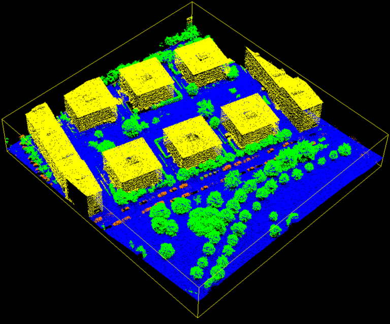 AI-powered point cloud classification from LiDAR data, their technology streamlines classification for urban planning