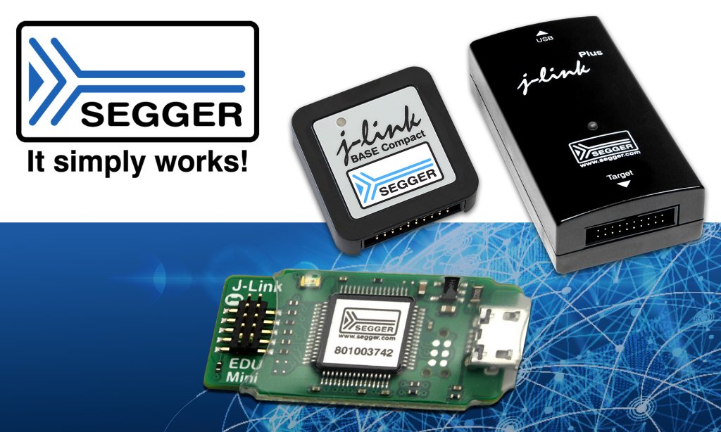 Programatory i debuggery J-Link od Segger. Powszechnie używane na każdym etapie produkcji elektroniki