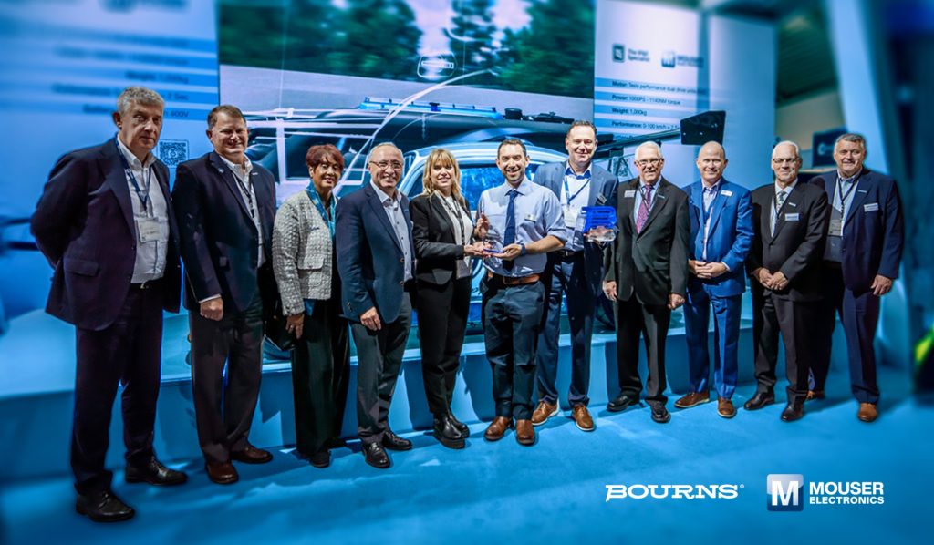 Mouser Electronics z nagrodą Dystrybutora Roku 2024 od Bourns w kategorii e-commerce