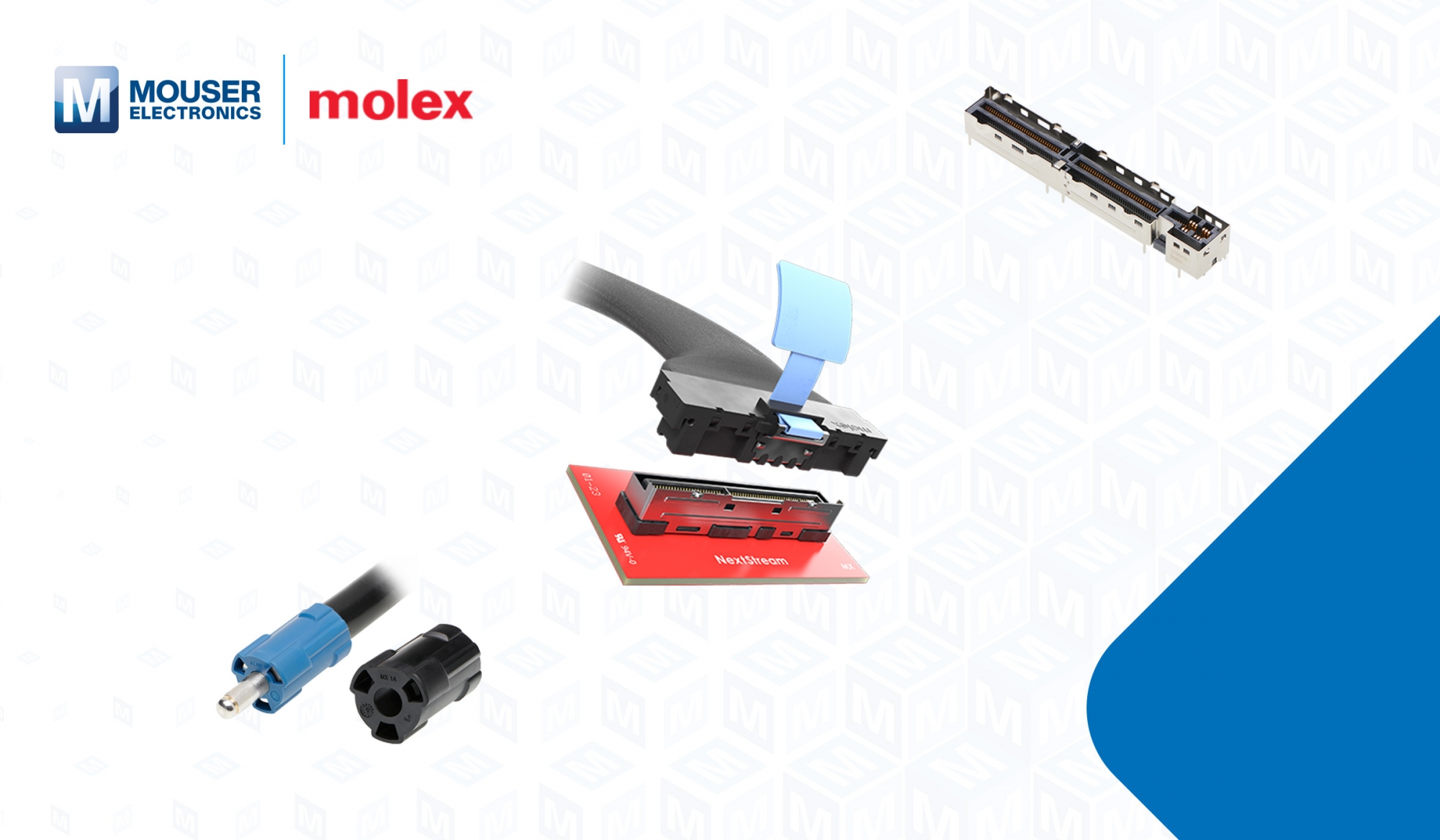 Autoryzowany dystrybutor Mouser Electronics oferuje szeroki wybór produktów Molex