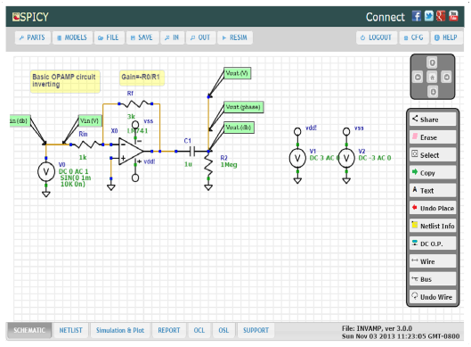 Spicy schematics
