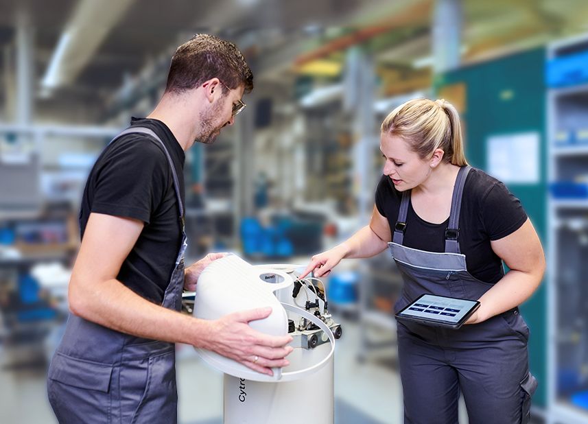 Hydraulic Hub firmy Bosch Rexroth zapewnia personelowi serwisowemu i konserwacyjnemu szeroki zakres usług cyfrowych. (Źr&oacute;dło obrazu: Bosch Rexroth AG)