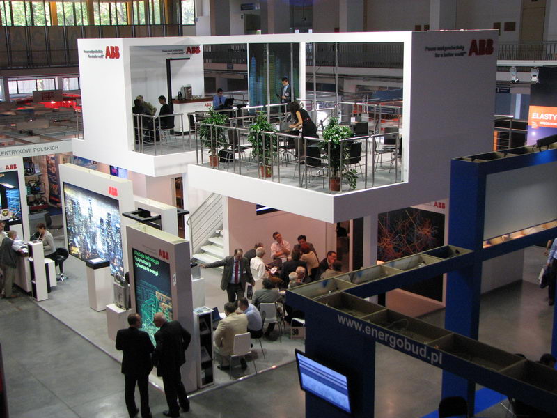 Stoisko ABB podczas targów Expopower 2011 Stoisko ABB podczas targów Expopower 2011