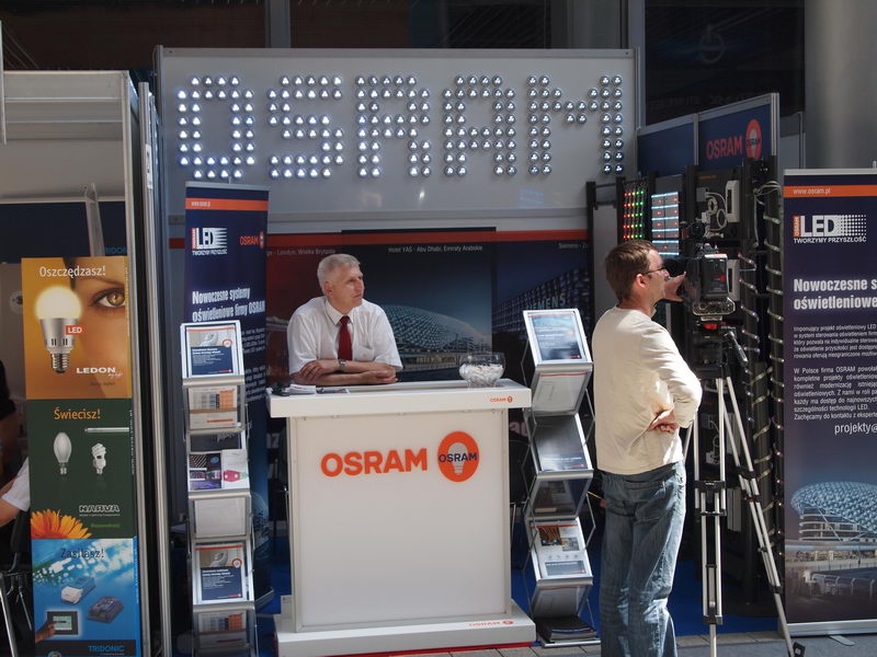 Jednym z wystawców była firma OSRAM, która prezentowała swoje produkty w technologii LED oraz rozwiązania oświetlenia profesjonalnego marki Traxon. Jednym z wystawców była firma OSRAM, która prezentowała swoje produkty w technologii LED oraz rozwiązania oświetlenia profesjonalnego marki Traxon.