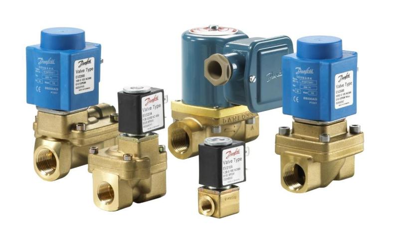 Rodzina elektrozaworów Danfoss zawory elektromagnetyczne Danfoss