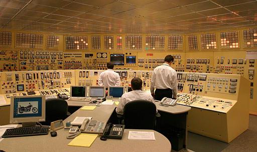 Rys. 6. Sala dyspozycji mocy w elektrowni atmowej Devis-Besse w Oak Harbor w stanie Ohio (USA)