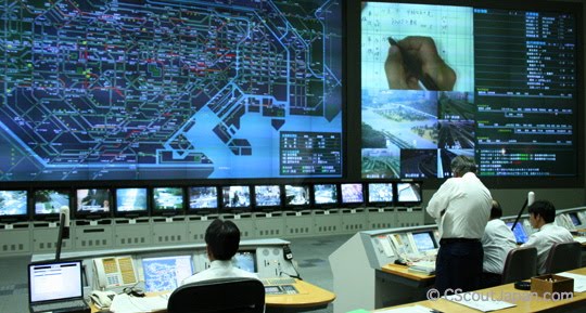 Rys. 10. Sala kontroli ruchu samochodowego w Tokio (Japonia)
