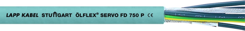 Rys. 3. Przewód ÖLFLEX® SERVO FD 750 P Przewód ÖLFLEX® SERVO FD 750 P Lapp Kabel