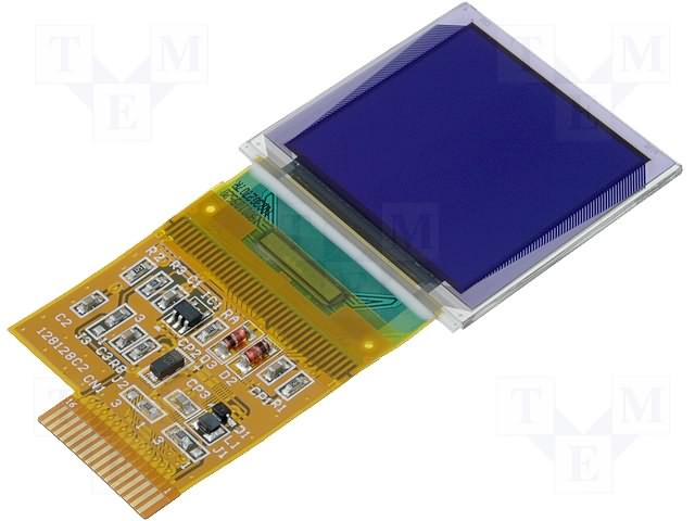 Wyświetlacze 128x128 OLED
