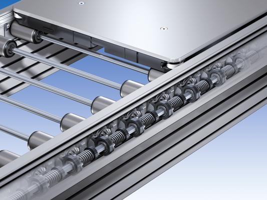 TS 5 – rolkowy system transportowy firmy Bosch Rexroth