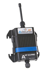 Radiomodem ARF53-PRO 869.525 MHz, do 500 mW, 9.6/57.6 kbps, zasięg do 6 km, interfejs RS232/485, IP65, antena zintegrowana.