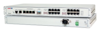 LANEX TM-65 - Multiplekser światłowodowy 5xGigaEthernet + 16xE1