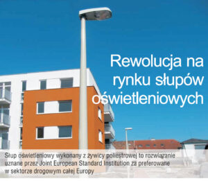 Kompozytowe słupy oświetleniowe