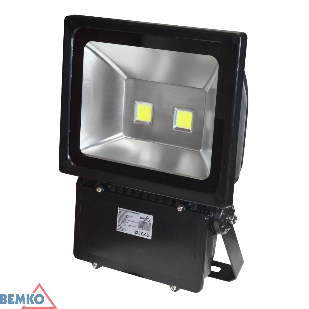 NAŚWIETLACZ KALIT LED 100W 6000K IP65 CZARNY NAŚWIETLACZ KALIT LED 100W 6000K IP65 CZARNY
