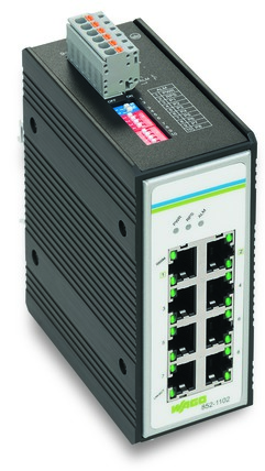 Switch przemysłowy 8-portowy WAGO 852-1102 Switch przemysłowy 8-portowy WAGO 852-1102