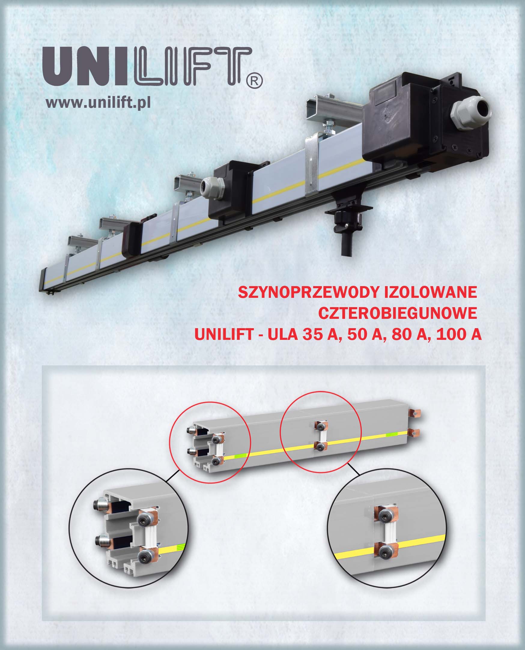 szynoprzewody UNILIFT-ULA szynoprzewody UNILIFT-ULA