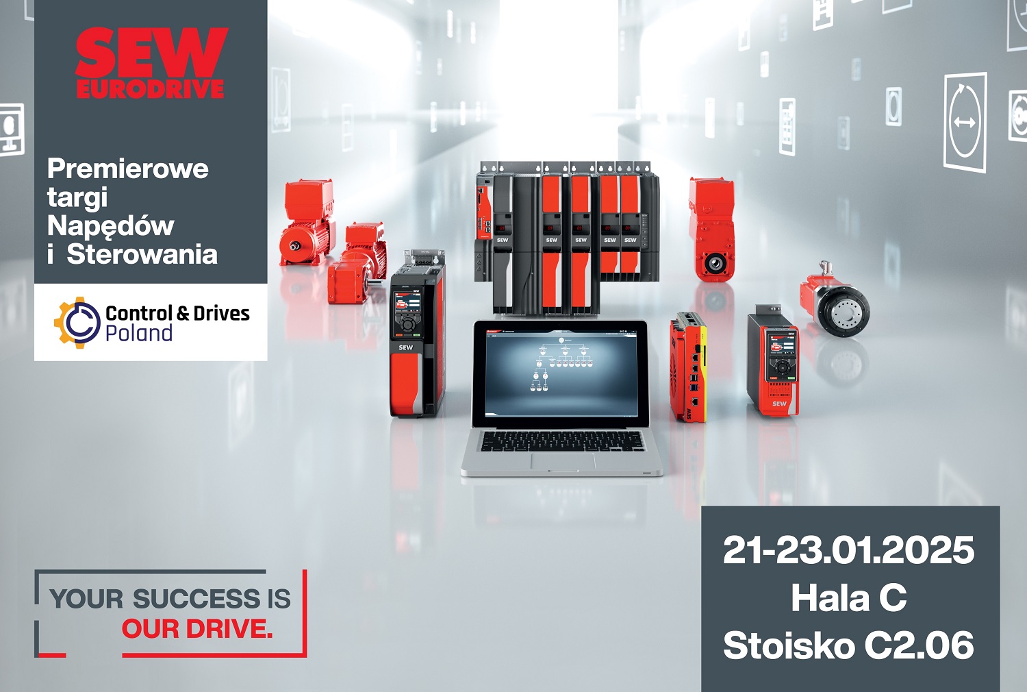 Modułowy system automatyki MOVI-C® firmy SEW-EURODRIVE na premierowych targach Control & Drives Poland