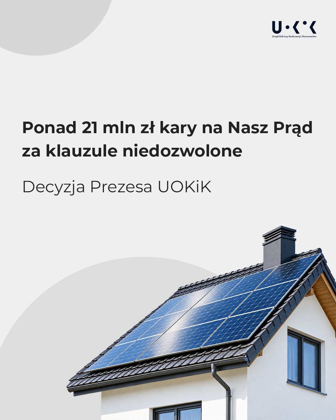 Pod prąd z zasadami. Ponad 21 mln zł kary dla spółki Nasz Prąd