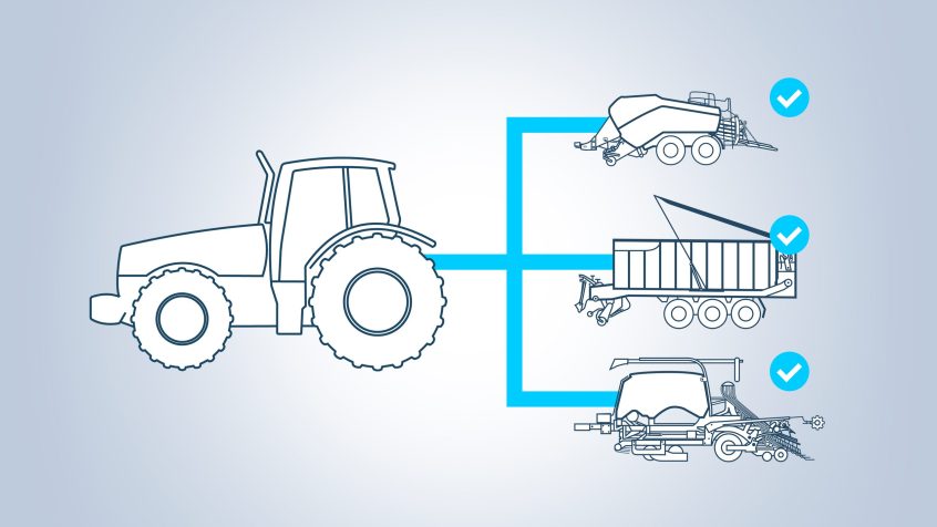 Modułowa konstrukcja umożliwiająca etapową elektryfikację hydrauliki ciągnikowej: systemowe rozwiązanie Electronic Load Sensing (ELS) od Bosch Rexroth. (Źródło zdjęcia: Bosch Rexroth AG)
