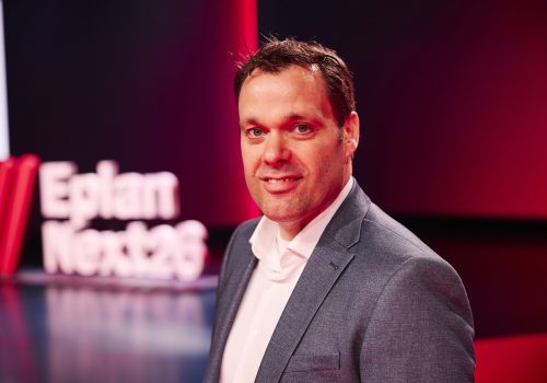 Jan Fleming podczas Eplan Next26 w Monachium