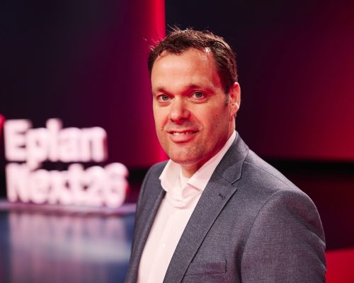 Jan Fleming podczas Eplan Next26 w Monachium
