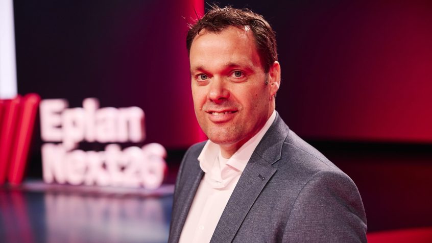 Jan Fleming podczas Eplan Next26 w Monachium