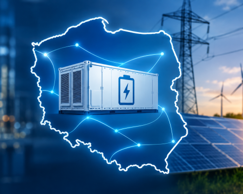 Magazyn energii na mapie Polski