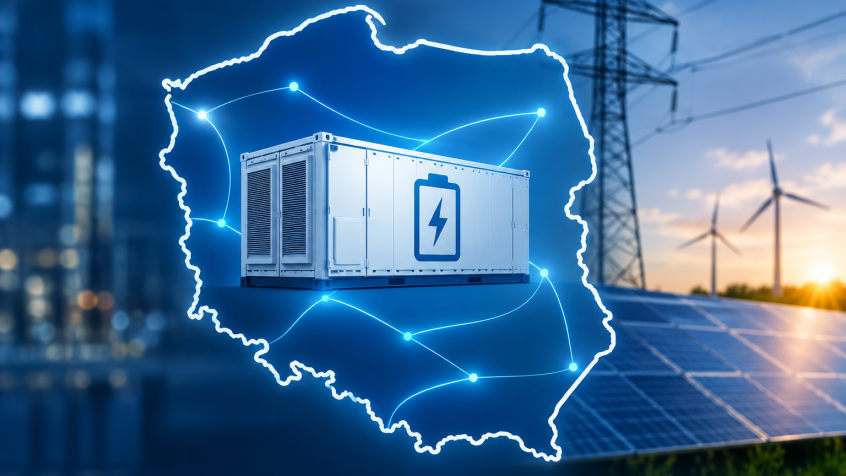 Magazyn energii na mapie Polski