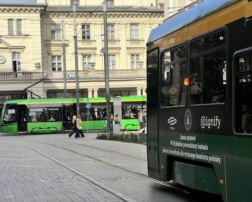 Signify testuje adaptacyjne oświetlenie w Poznaniu