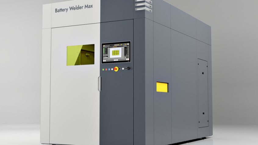 Maszyny z serii Battery Welder RMA to wysokowydajne systemy spawania laserowego do produkcji akumulatorów na dużą skalę. Prezentowany tutaj model Battery Welder Max został specjalnie opracowany z myśl
