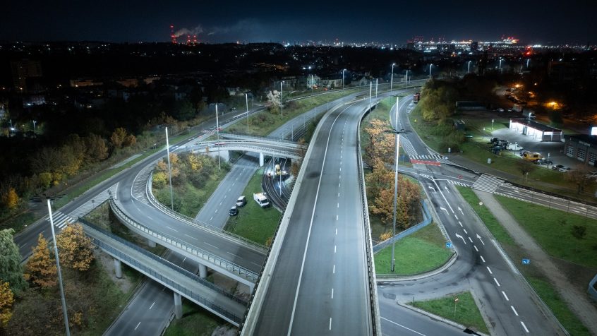 Modernizacja oświetlenia ulicznego w Gdańsku, ul. Armii Krajowej - archiwum Energi Oświetlenia