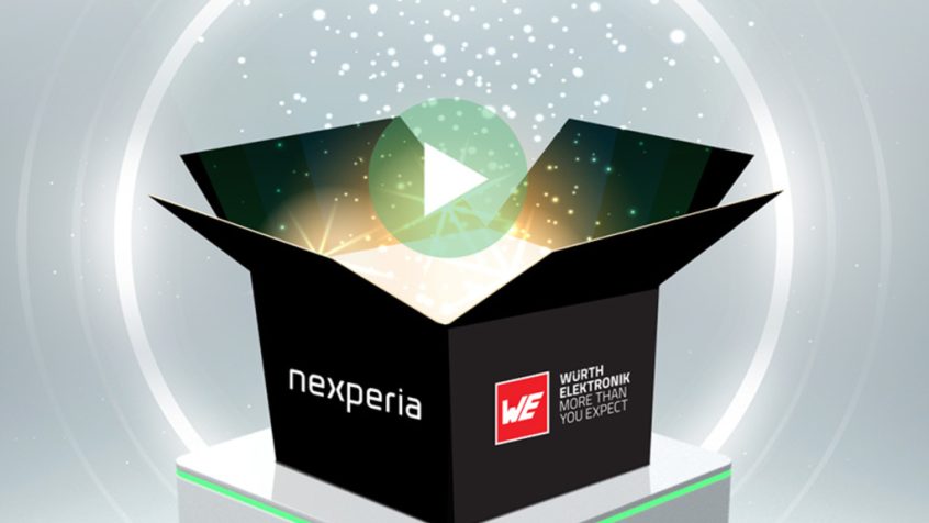 Zestaw ewaluacyjny do sterowania silnikami NEVB-MTR1-KIT1 firmy Nexperia, z podzespołami firmy Würth Elektronik