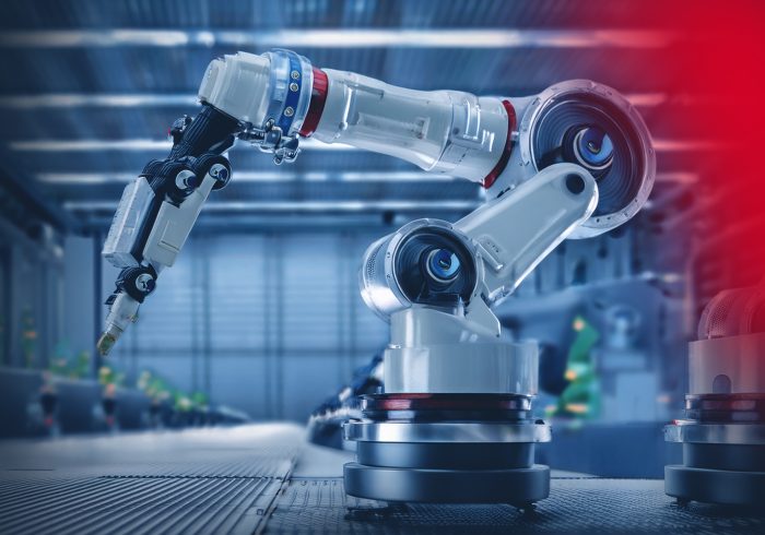 Bosch Rexroth oferuje kompleksowy pakiet rozwiązań do automatyzacji robotów. (Źródło zdjęcia: Bosch Rexroth AG, stworzony z pomocą AI)