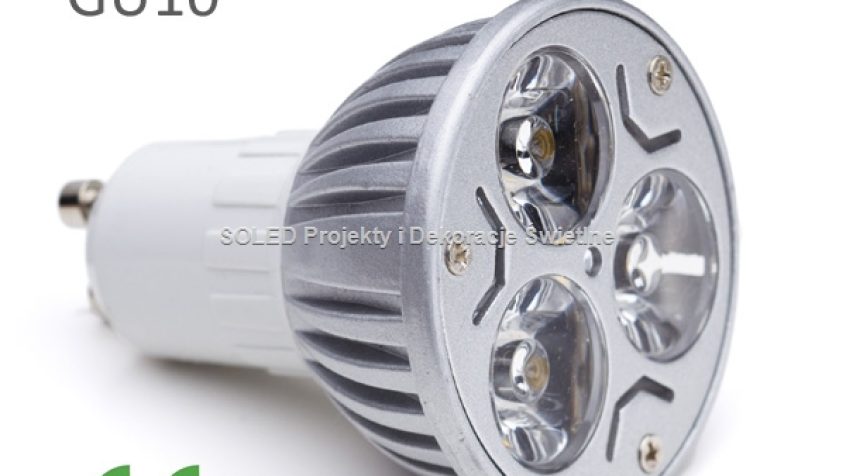 Żarówka POWER LED 3x1W ciepła biała