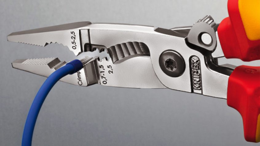 Szczypce wielofunkcyjne dla elektroinstalatorów izolowane Knipex 13 86 / 13 96