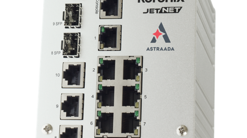 Niezawodna komunikacja Ethernet z wykorzystaniem zarządzalnych switchy przemysłowych marki Astraada