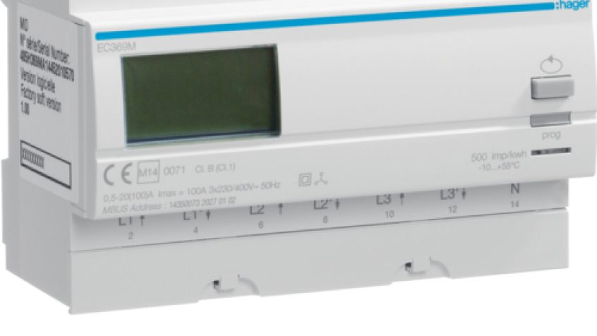 EC369M 3-fazowy licznik kWh z MID, 100A, bezpośredni, Modbus