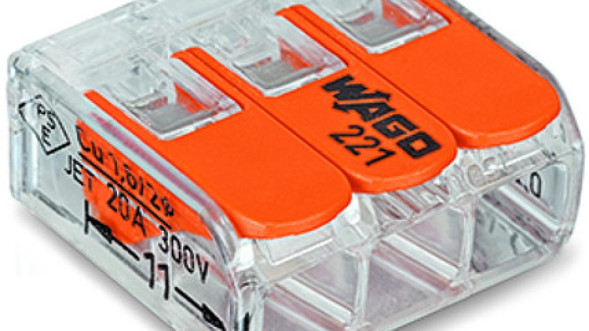 Złączki instalacyjne WAGO serii 221