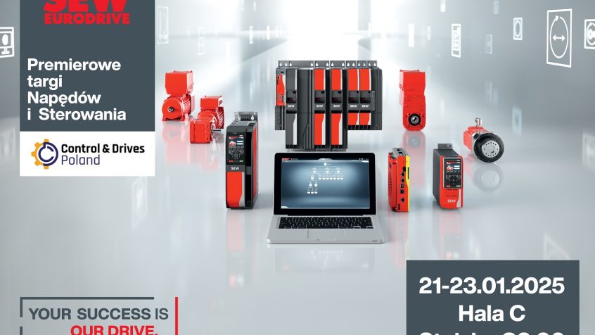 Modułowy system automatyki MOVI-C® firmy SEW-EURODRIVE na premierowych targach Control & Drives Poland
