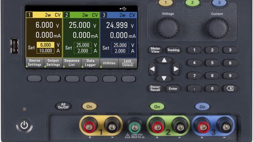 3-wyjściowe zasilacze z serii E36300 firmy Keysight