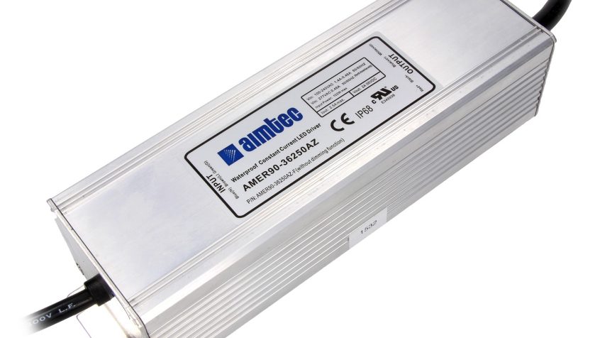 Zasilacz 90 W firmy Aimtec z serii AMER90-36250AZ-F