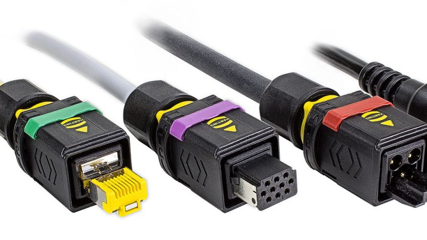 Nowe złącza HARTING z serii PushPull V4