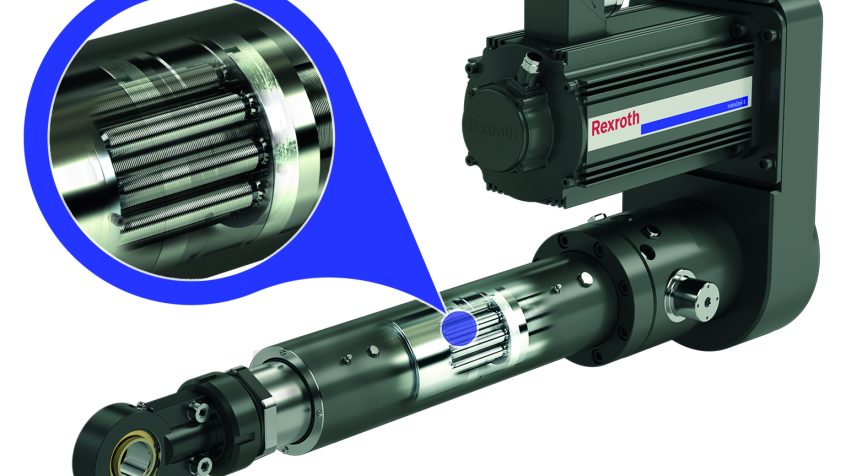 Firma Bosch Rexroth dwukrotnie zwiększa szybkość siłownika EMC-HD 150 i poprawia dynamikę przemieszczeń wprowadzając nowe warianty siłownika Plug & Play EMC-HD.