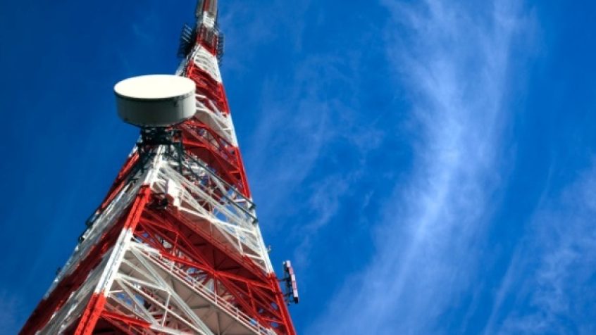 Podświetlony Maszt Radiostacji, Gliwice