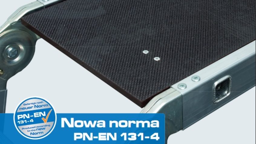 Zmiany w normie dla drabin PN-EN 131-4