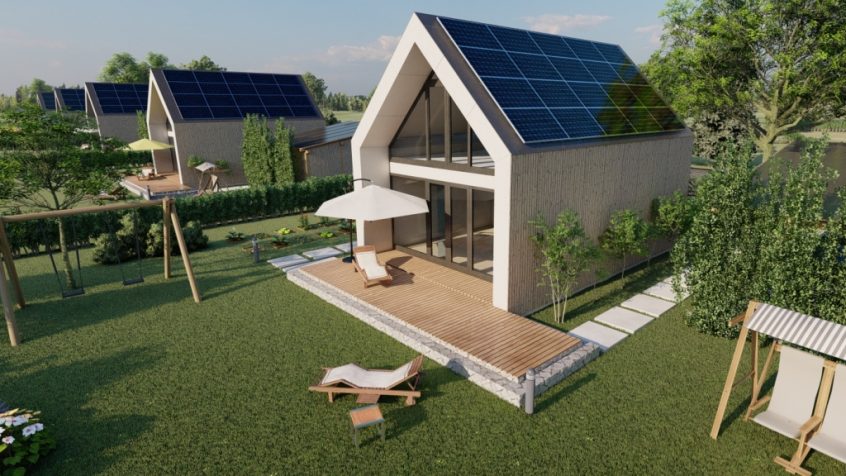 Samowystarczalne energetycznie osiedla domów jednorodzinnych firmy Energiale